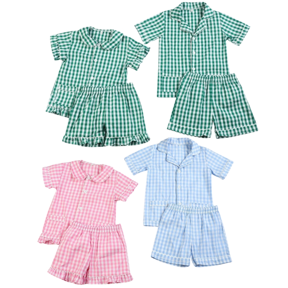 Summer Clothing For Baby Boy - Wholesale 1-12 Years Kids Pyjamas 100%