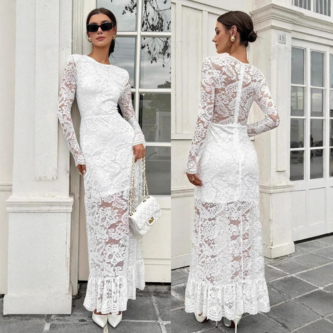 Summer Clothing New Look - New Fashionable And Sexy Lace Long-sleeve