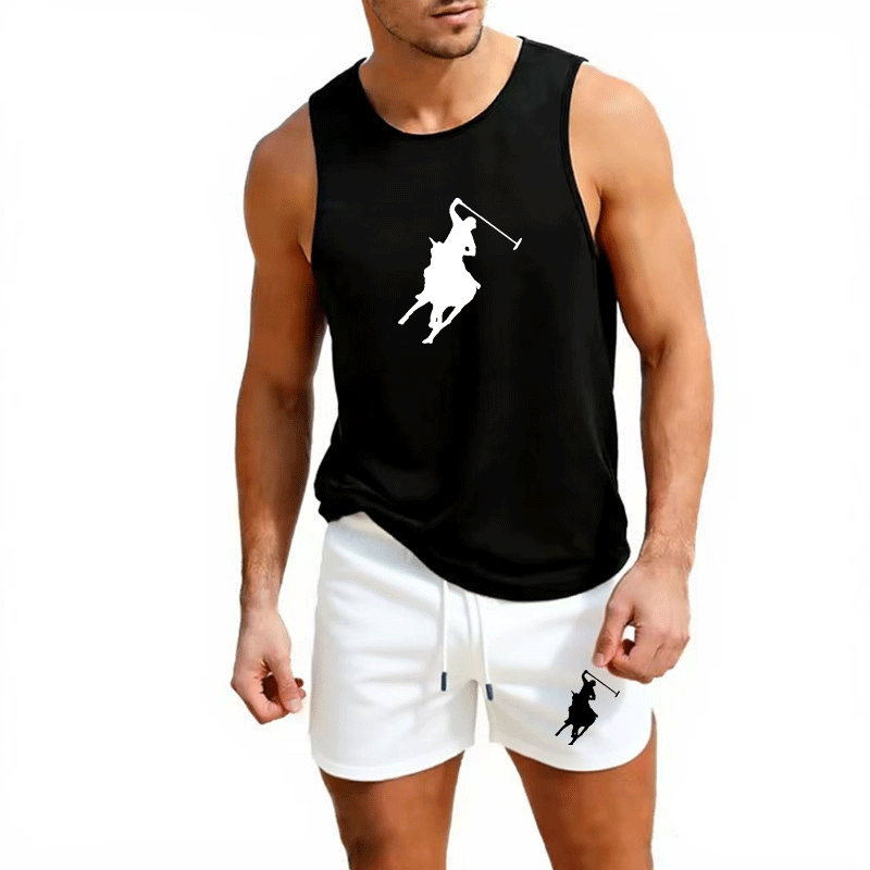 Summer Clothing Men Fashion - European Men Summer Vest and Shorts