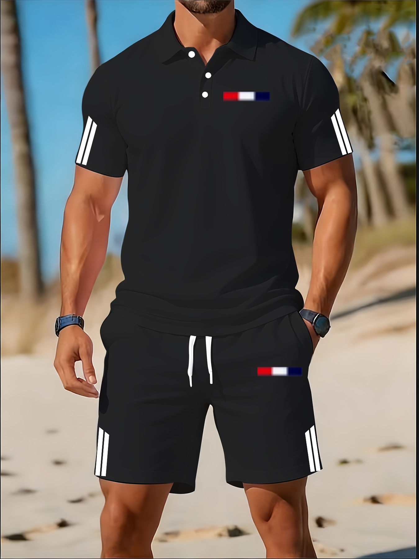 Summer Clothing Men Fashion - 2026 Summer Men's Polo Shirt Set