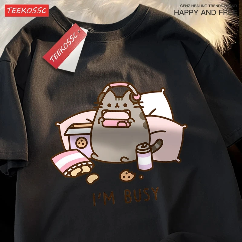 Summer Games Clothing Brand - Busy Cat Playing Games With Headphones
