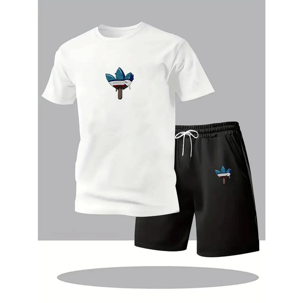 Summer Clothing Men Fashion - Summer Men's Sets Fashion Tracksuit Men