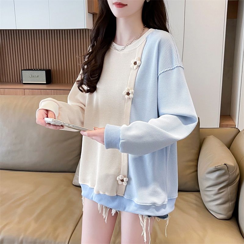 Summer Clothing For 70 Year Old Woman - Women's Clothing Spring Autumn Round Neck