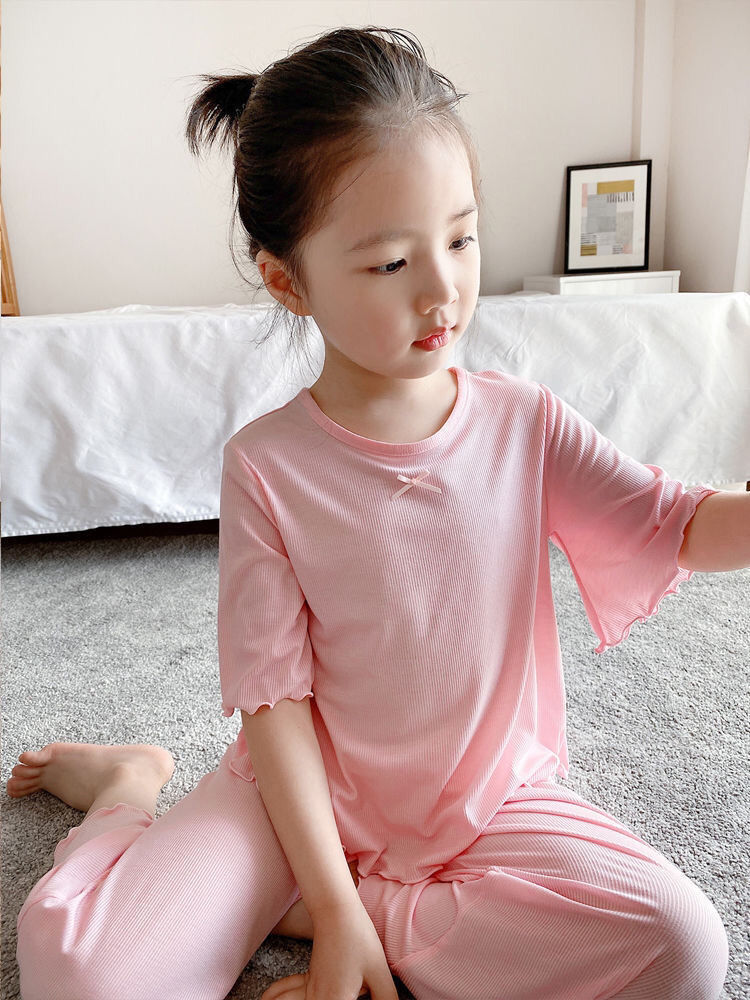 Summer Clothing Teen Girls - Pajamas Child House Clothing Teen Girl