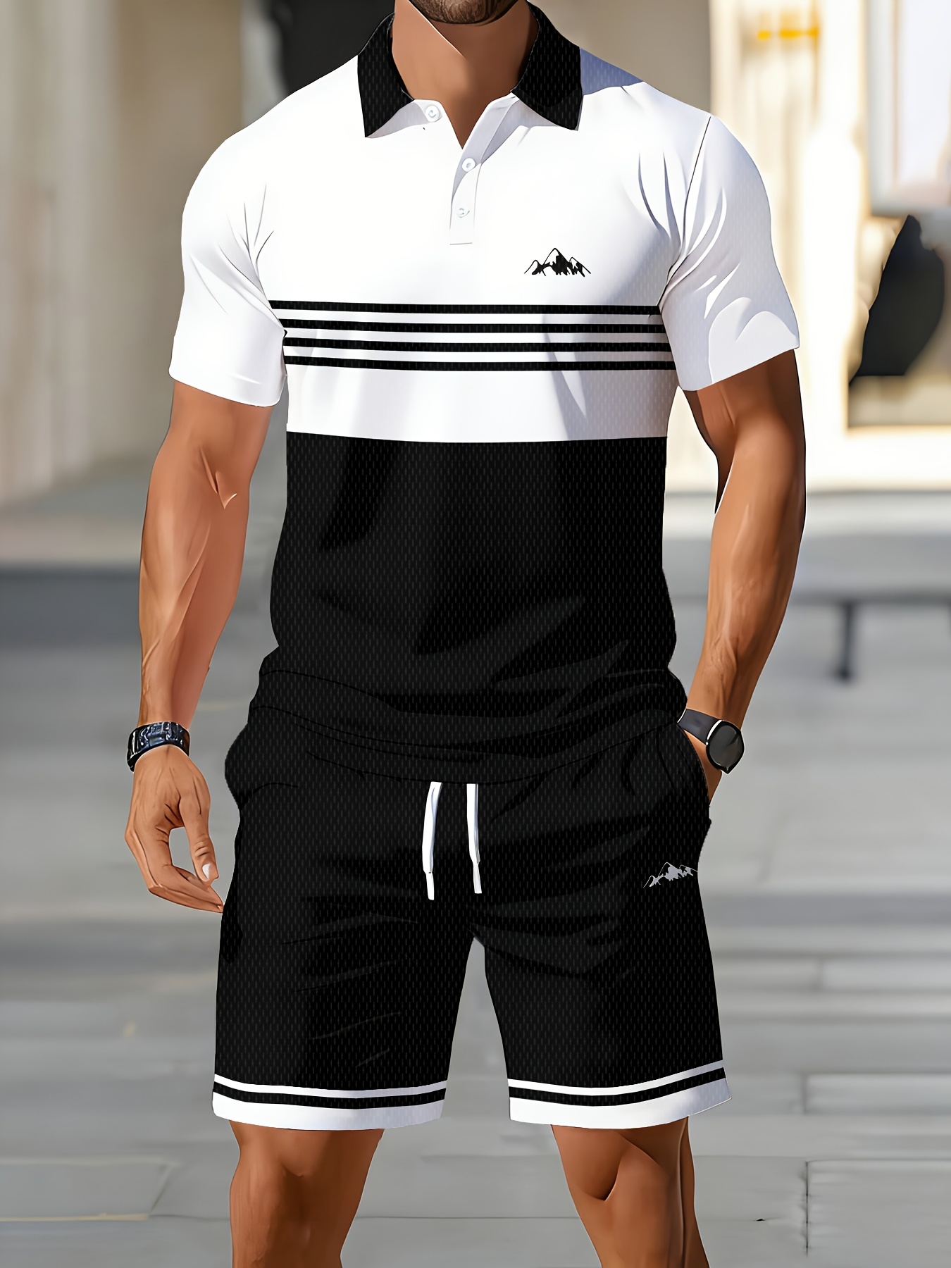Summer Clothing Men Fashion - 2026 Summer Men's Polo Shirt Set