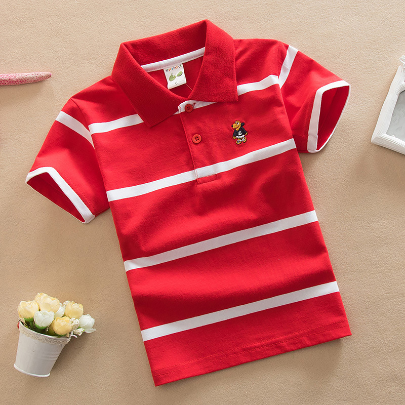 Summer Boys Polo Shirts Short  - Summer Clothing For Baby Boy 评论和价格