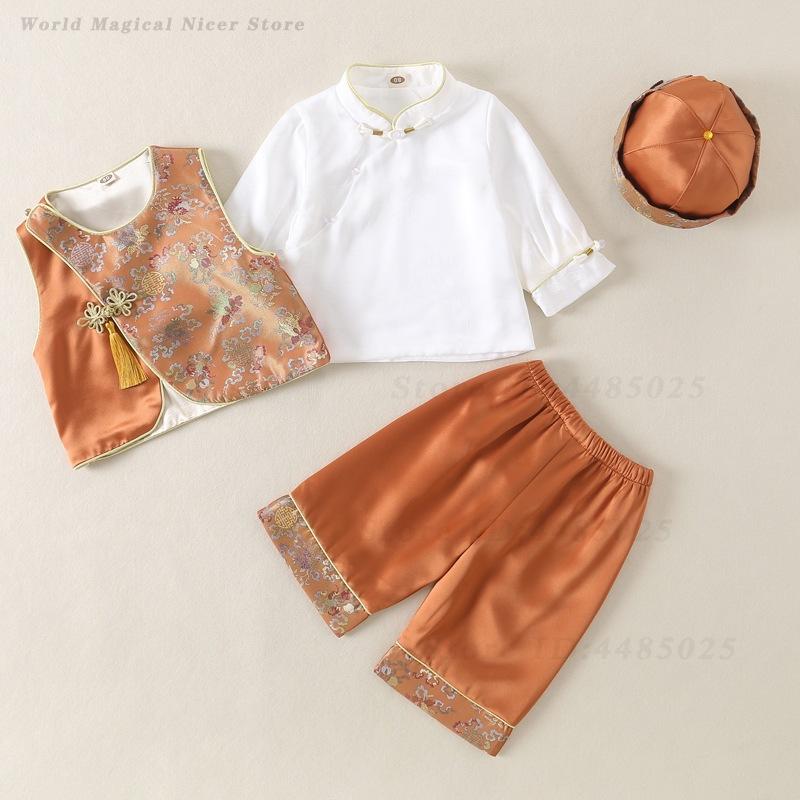 Spring Summer Baby Tang Suit K - Summer Clothing For Baby Boy 评论和价格