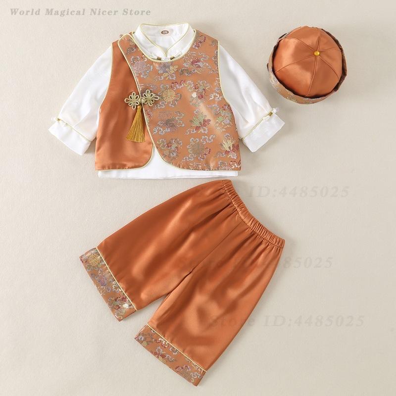 Spring Summer Baby Tang Suit K - Summer Clothing For Baby Boy 评论和价格