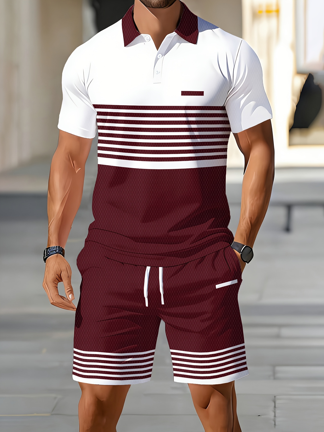 2026 Summer Men's Polo Set - 3 - Summer Clothing Men Fashion 评论和价格
