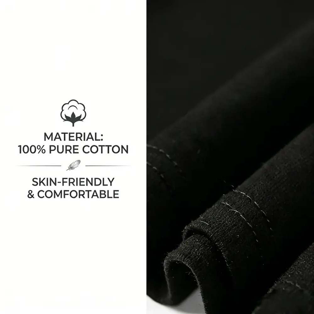 Men's Cotton Round Neck Short- - Summer Loving Clothing 评论和价格