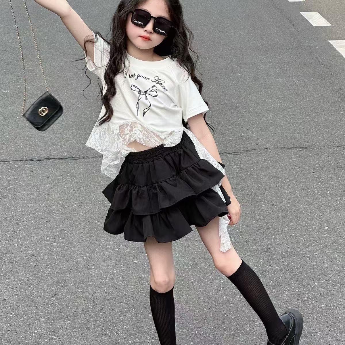 Girls Clothing Set Summer New  - Summer Clothing Teen Girls 评论和价格