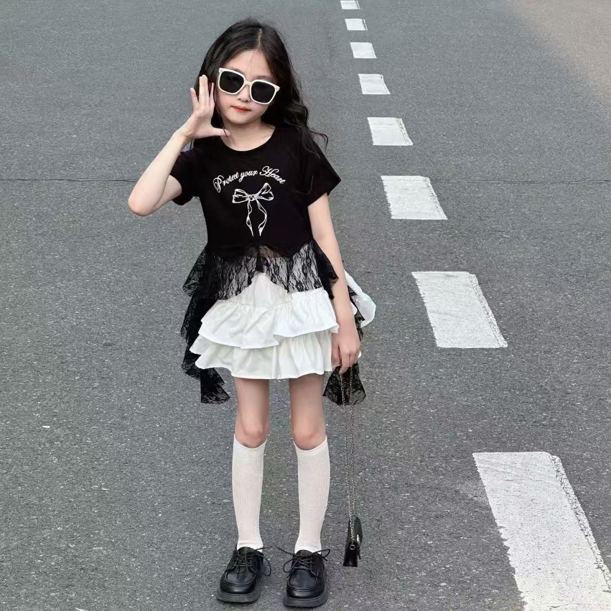 Girls Clothing Set Summer New  - Summer Clothing Teen Girls 评论和价格