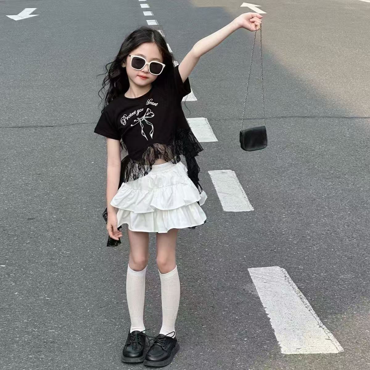 Girls Clothing Set Summer New  - Summer Clothing Teen Girls 评论和价格