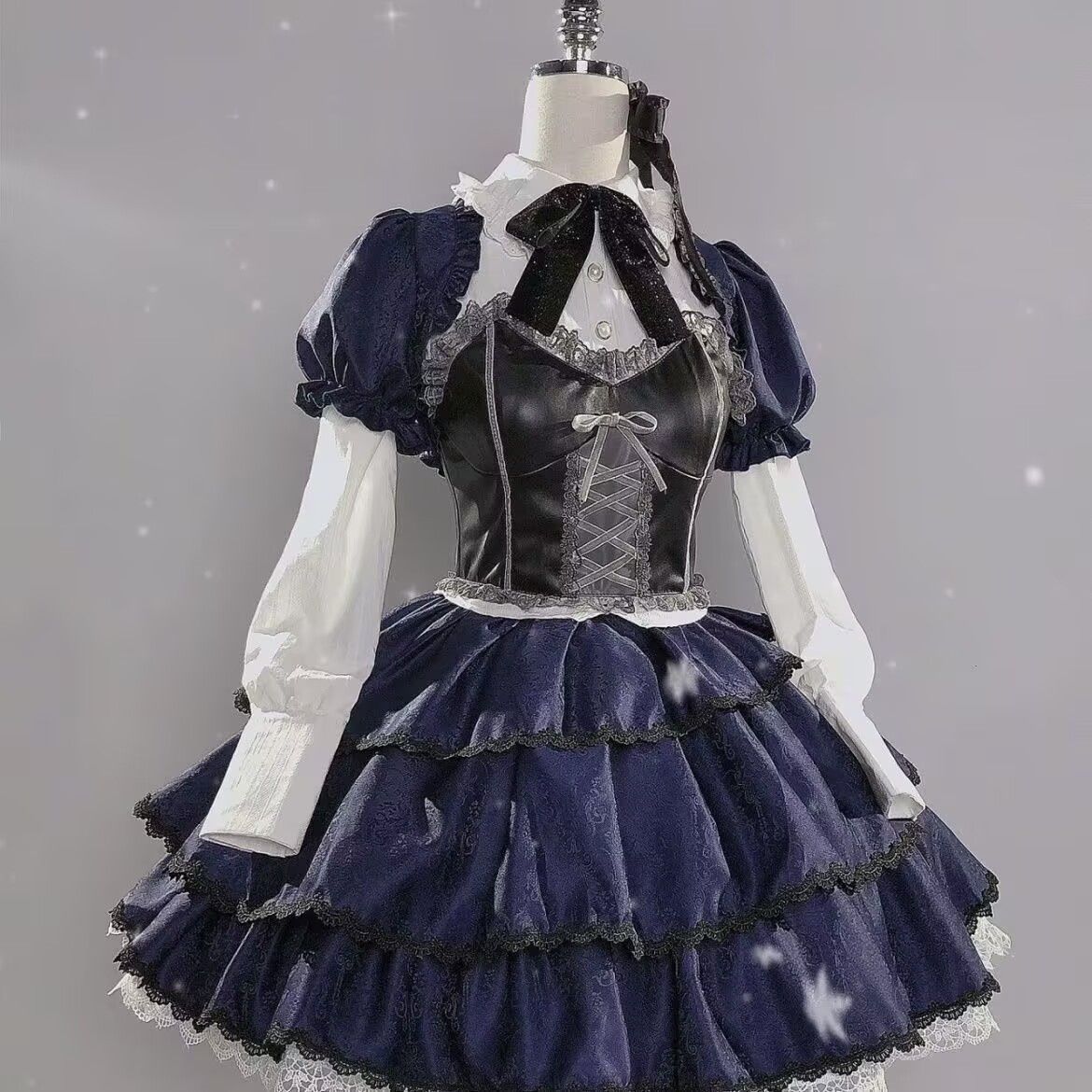 cosplay animation dress dark p - Summer Clothing For 70 Year Old Woman 评论和价格