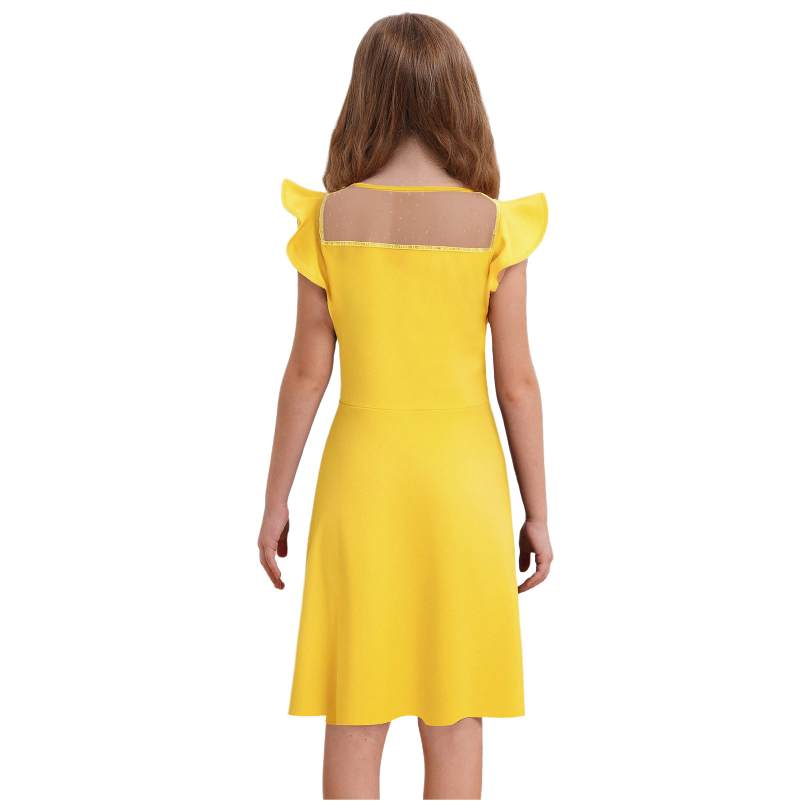 Teen Girls Summer Dress Ruffle - Summer Clothing Teen Girls 评论和价格