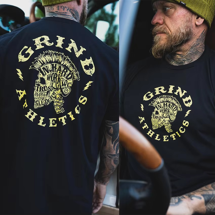 Pop Gym T-shirt Man T-shirts O - Summer Clothing Essentials Men 评论和价格