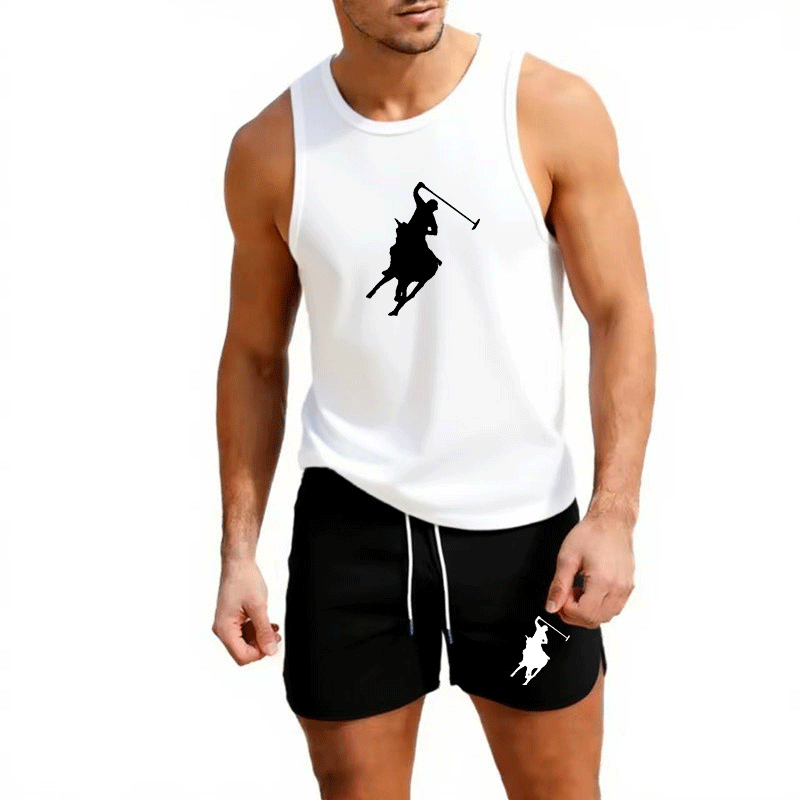European Men Summer Vest and S - Summer Clothing Men Fashion 评论和价格