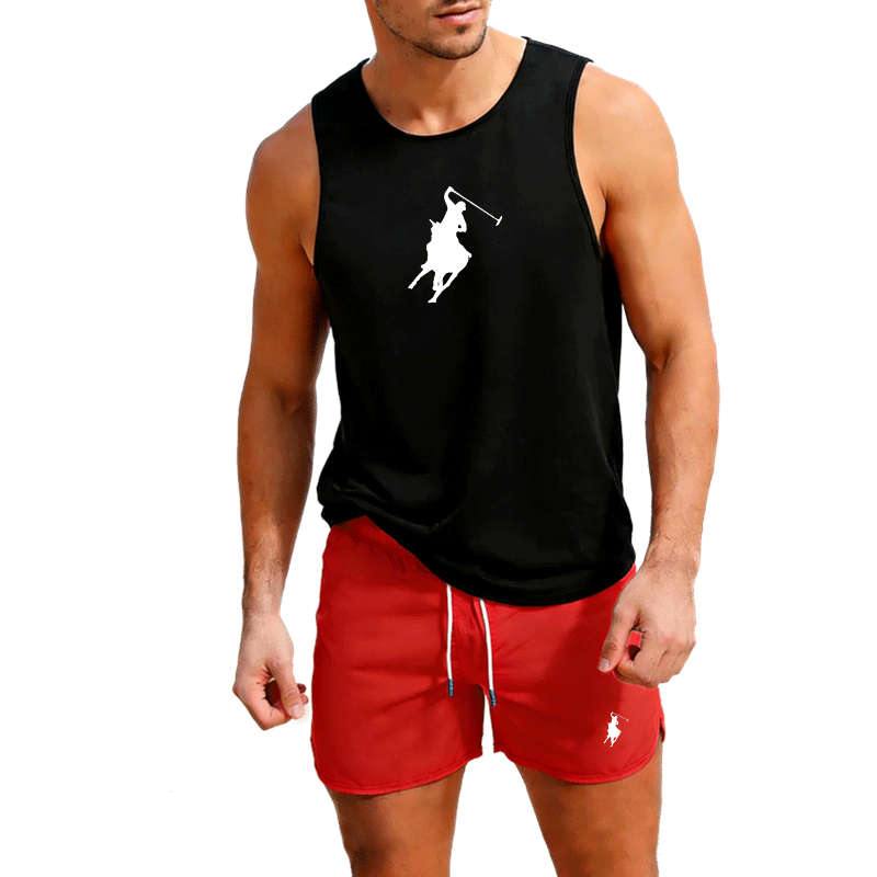 European Men Summer Vest and S - Summer Clothing Men Fashion 评论和价格