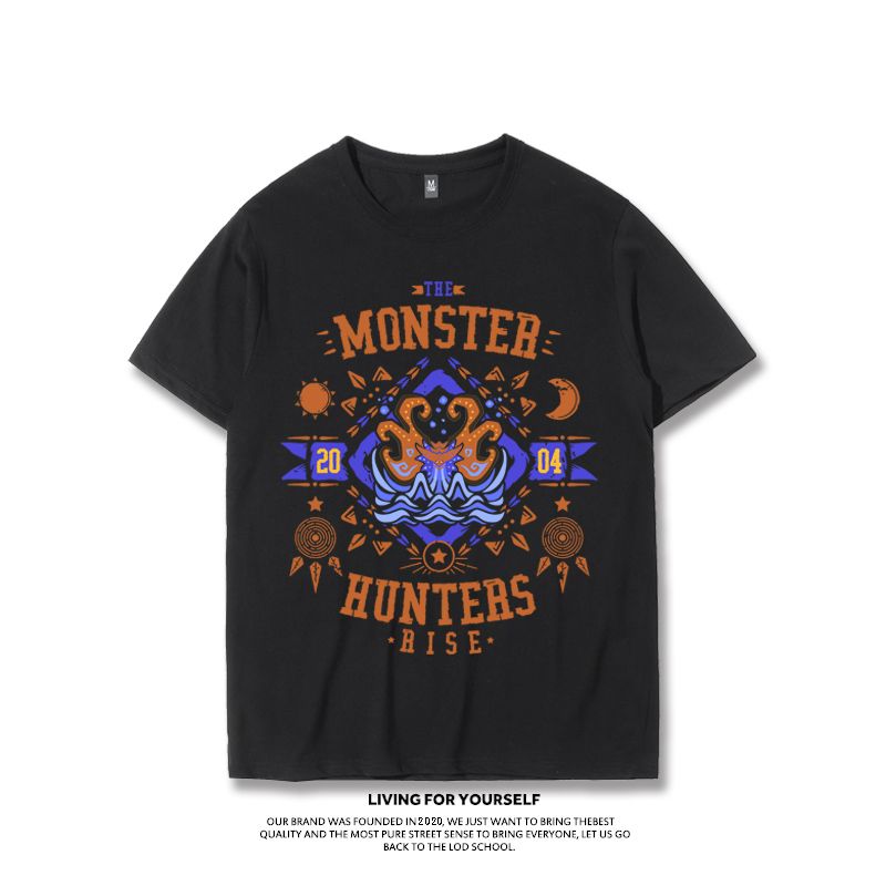 Monster  Rise Collaborative T- - Summer Games Clothing Brand 评论和价格
