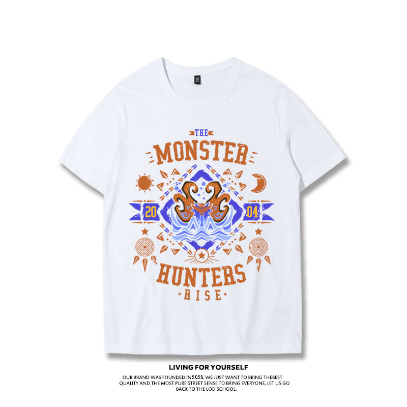 Monster  Rise Collaborative T- - Summer Games Clothing Brand 评论和价格