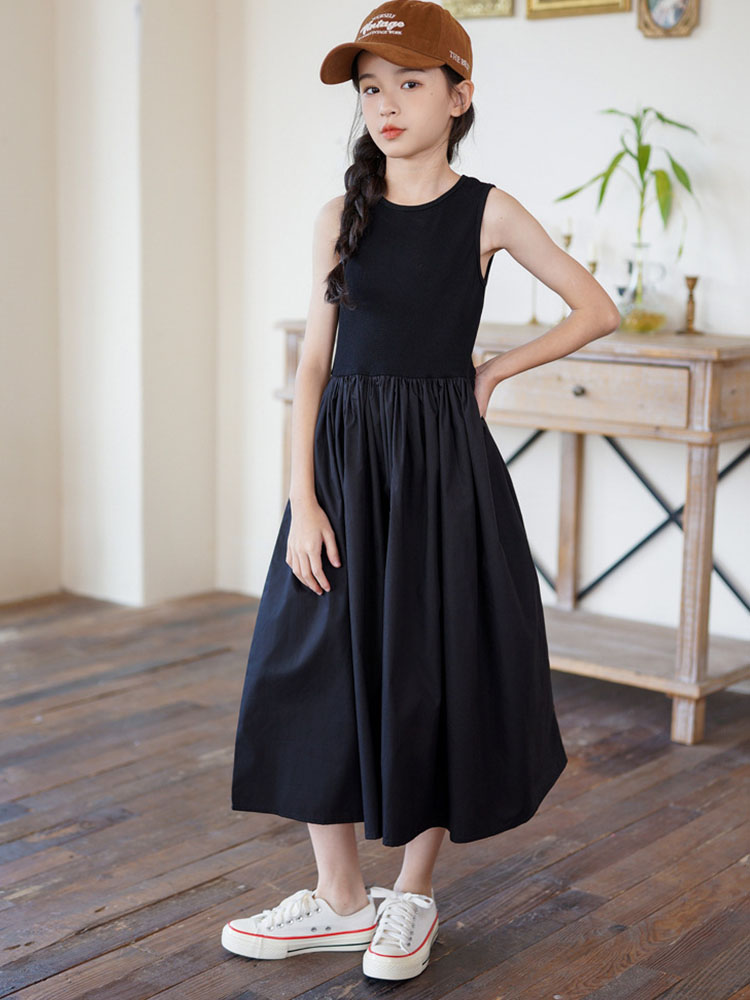 Maxi Long Dress For Little Gir - Summer Clothing Teen Girls 评论和价格