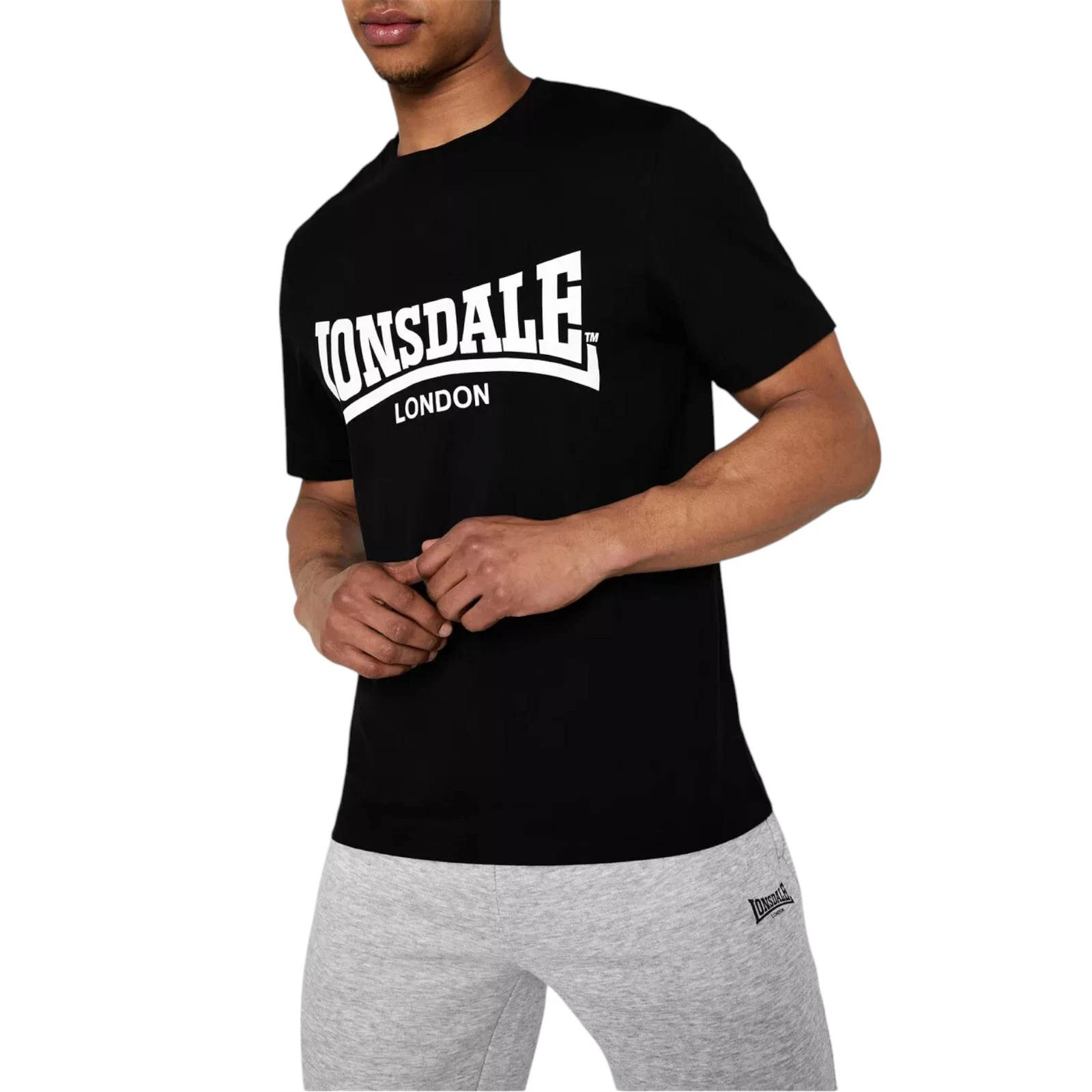 Lonsdale Mens T Shirts Essenti - Summer Clothing Essentials Men 评论和价格