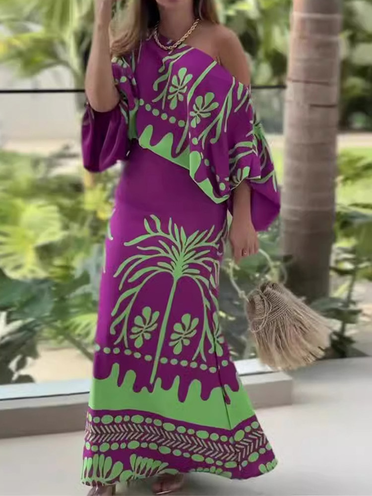 Sexy Women Print Two Piece Set - Summer Clothing Girls 评论和价格