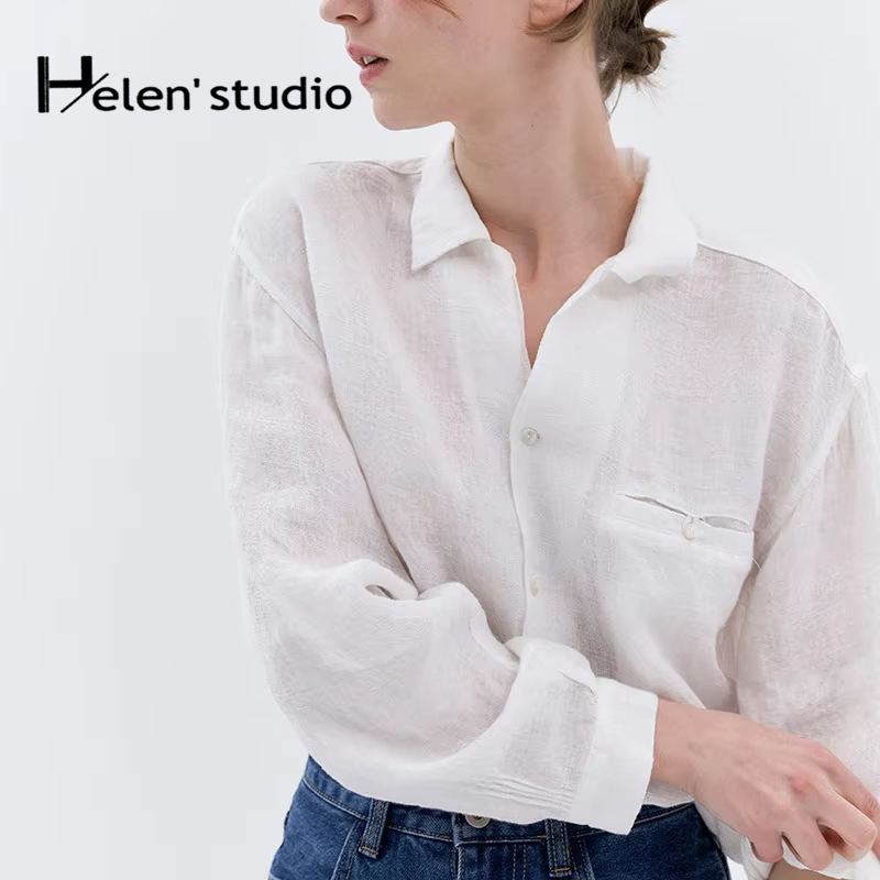 100% Linen Women's Blouses And - Summer Clothing Pinterest 评论和价格