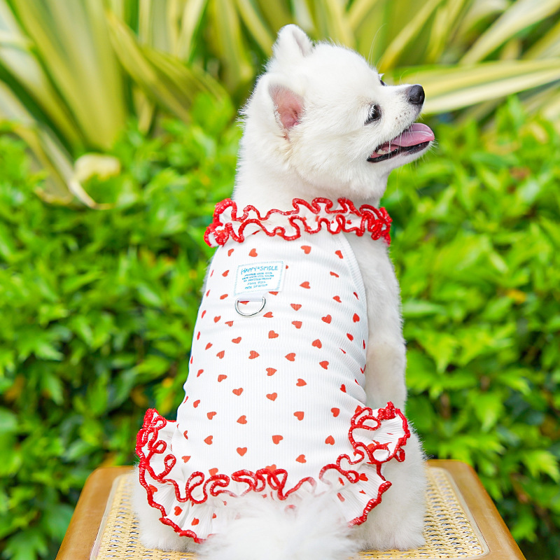 Fashion Floral Dog Dress Dog S - Summer Loving Clothing 评论和价格