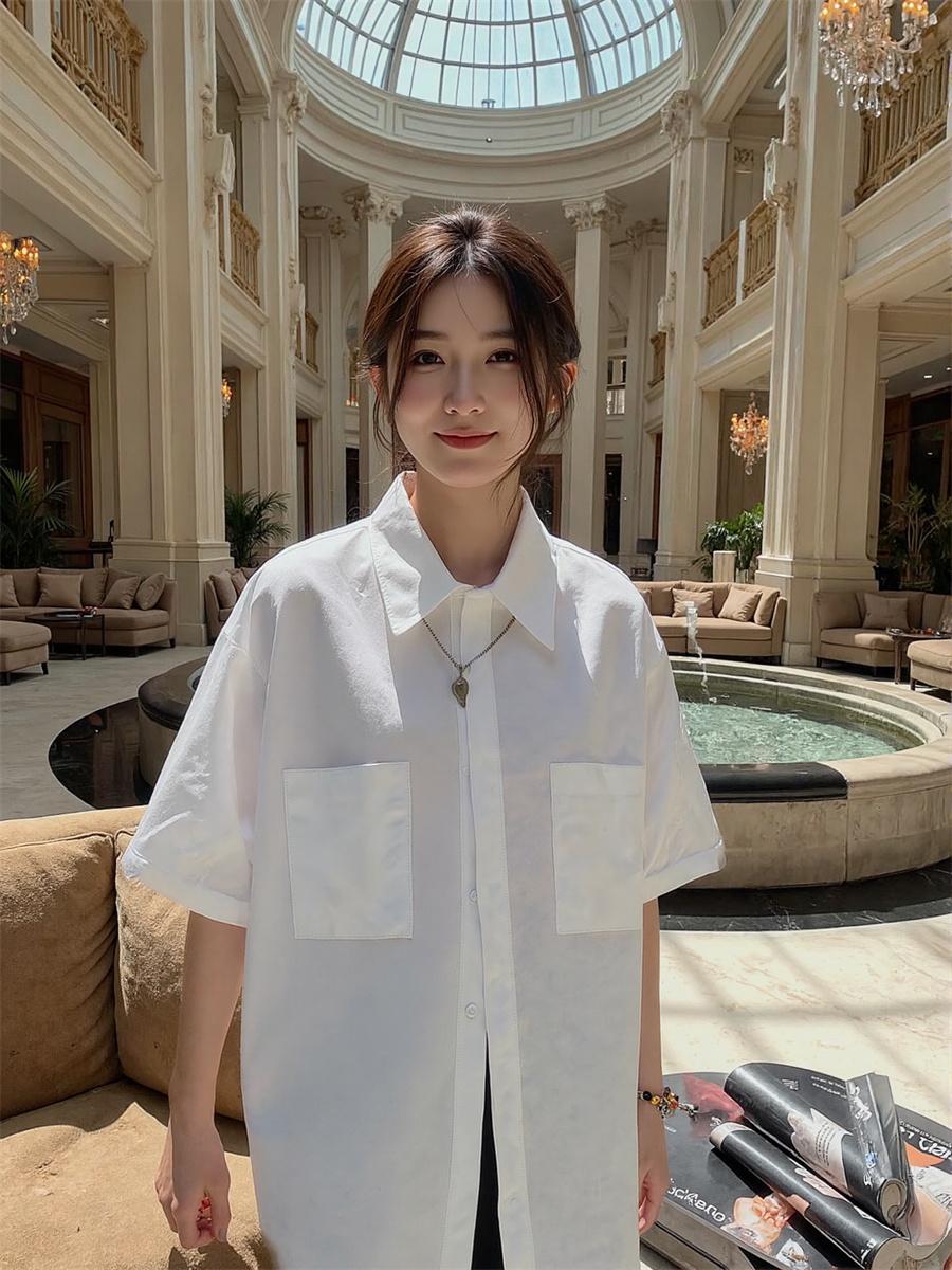 Short Sleeve Korean Style Shir - Summer Clothing Trends 2025 Women'S 评论和价格