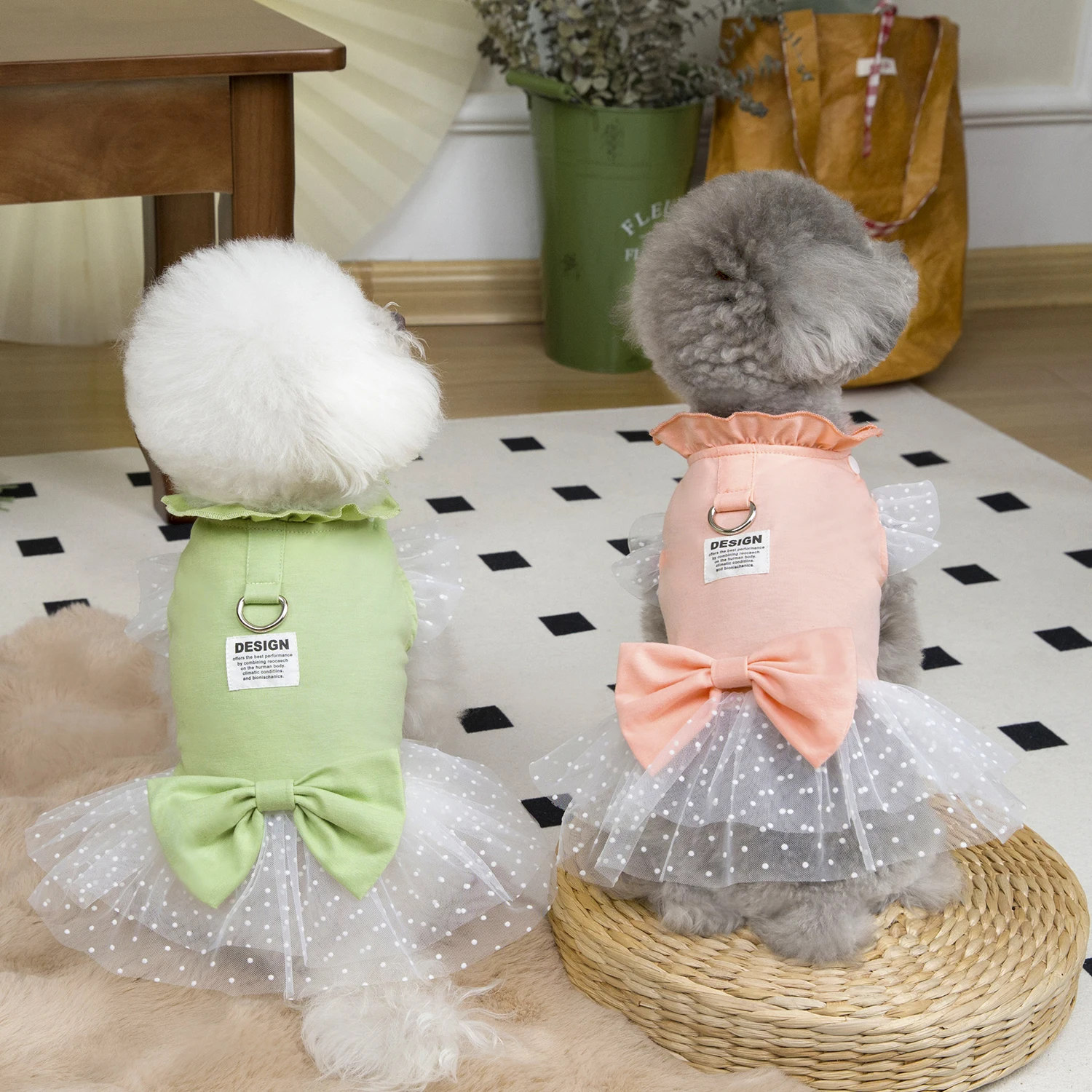 Cute Dog Summer Dress Cat Lace - Summer Loving Clothing 评论和价格