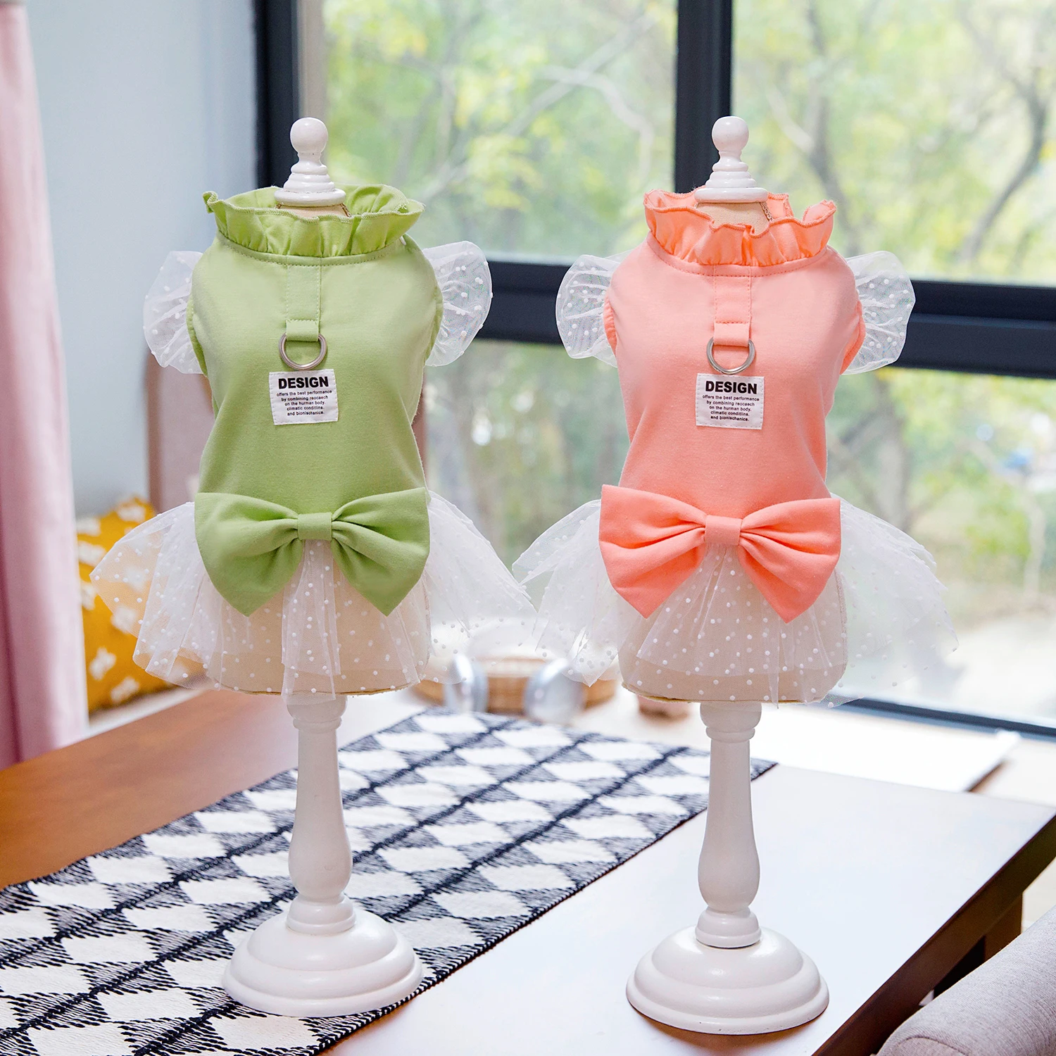 Cute Dog Summer Dress Cat Lace - Summer Loving Clothing 评论和价格