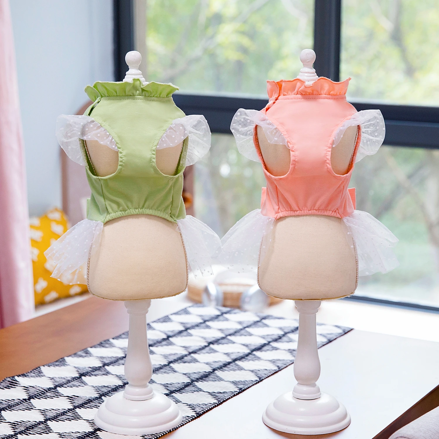 Cute Dog Summer Dress Cat Lace - Summer Loving Clothing 评论和价格
