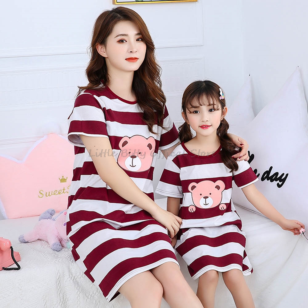 Summer Mom Daughter Night Dres - Summer Clothing Teen Girls 评论和价格