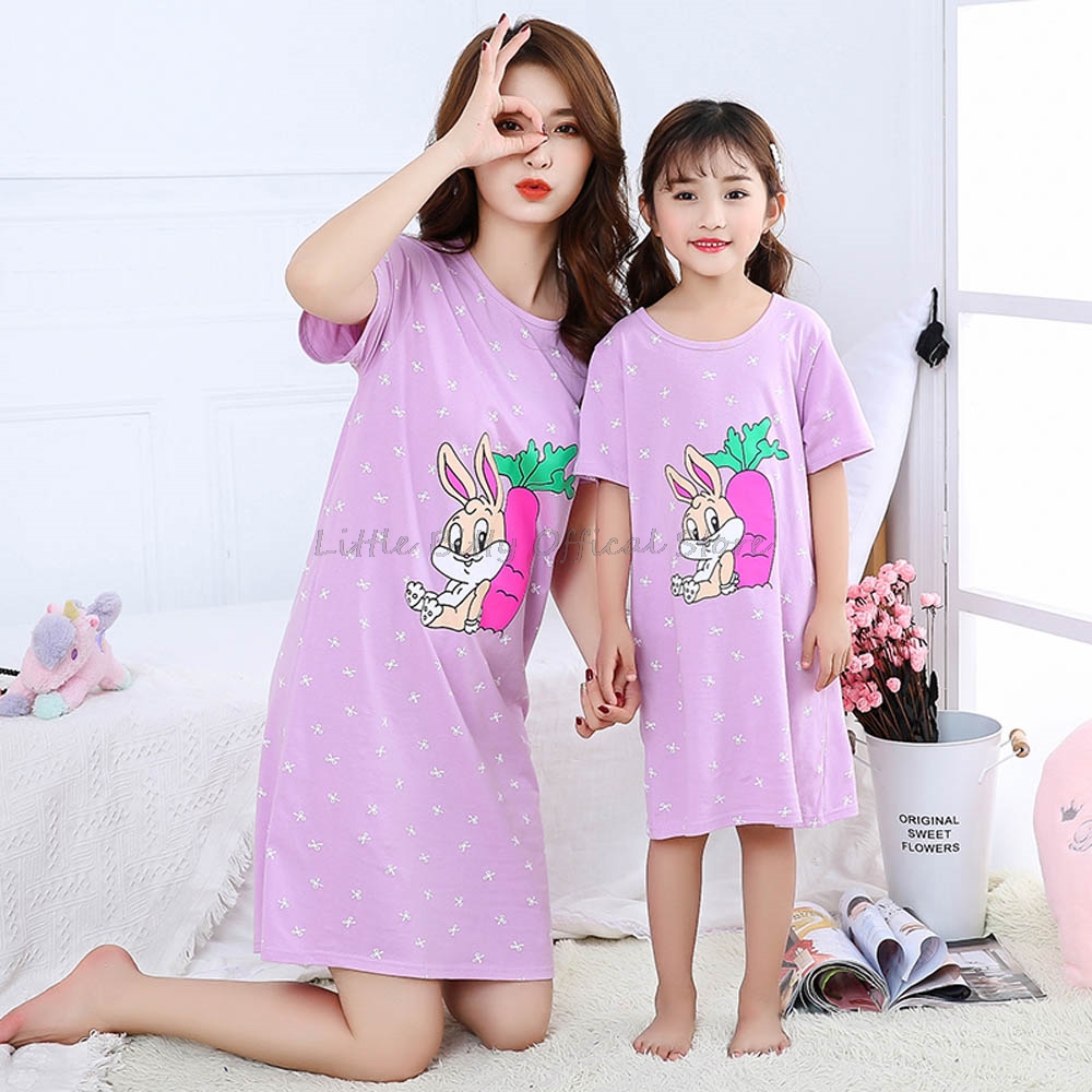 Summer Mom Daughter Night Dres - Summer Clothing Teen Girls 评论和价格