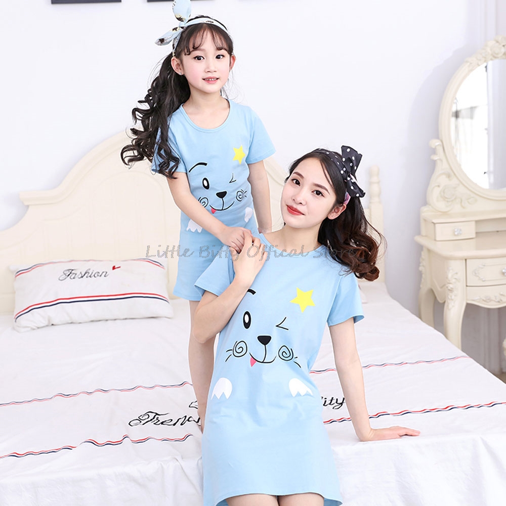 Summer Mom Daughter Night Dres - Summer Clothing Teen Girls 评论和价格