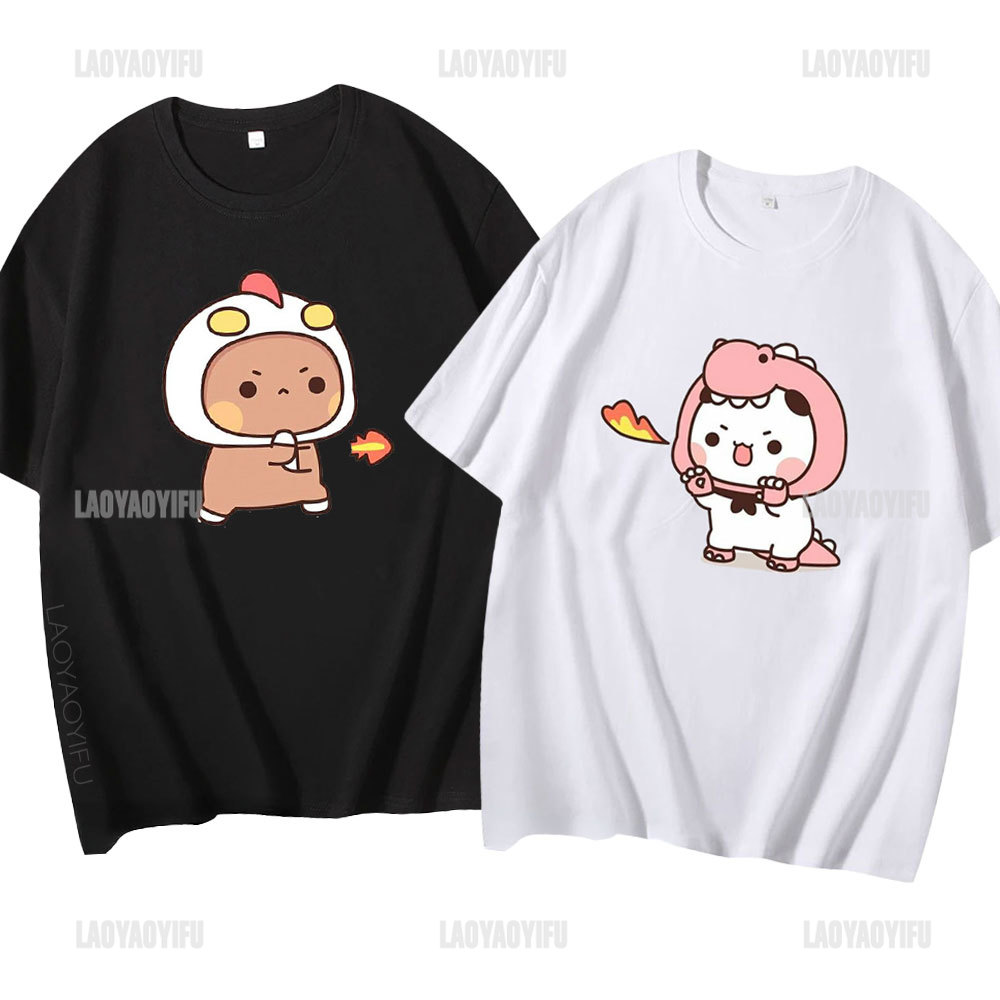 Kawaii Bubu Dudu Tshirt for Gi - Summer Clothing For 70 Year Old Woman 评论和价格