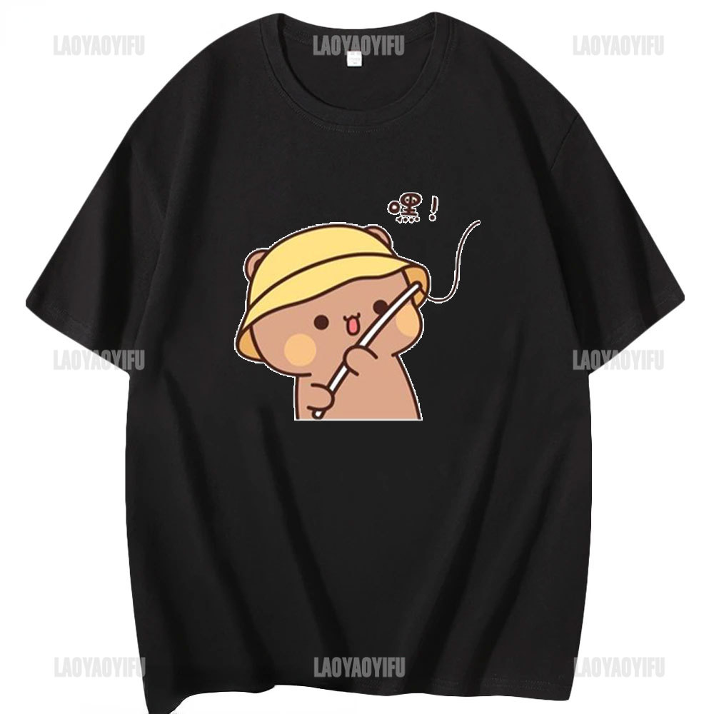 Kawaii Bubu Dudu Tshirt for Gi - Summer Clothing For 70 Year Old Woman 评论和价格