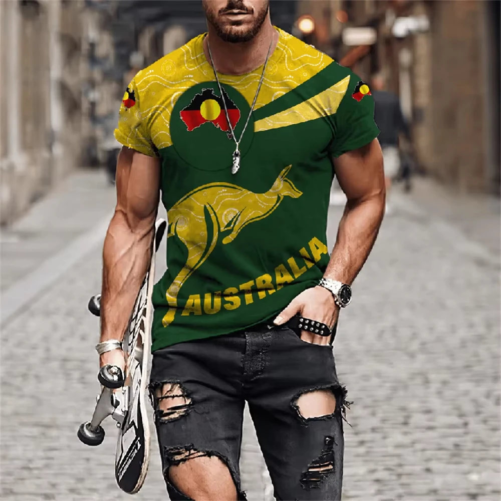 Men's T-Shirts Australia Graph - Summer Clothing Australia 评论和价格