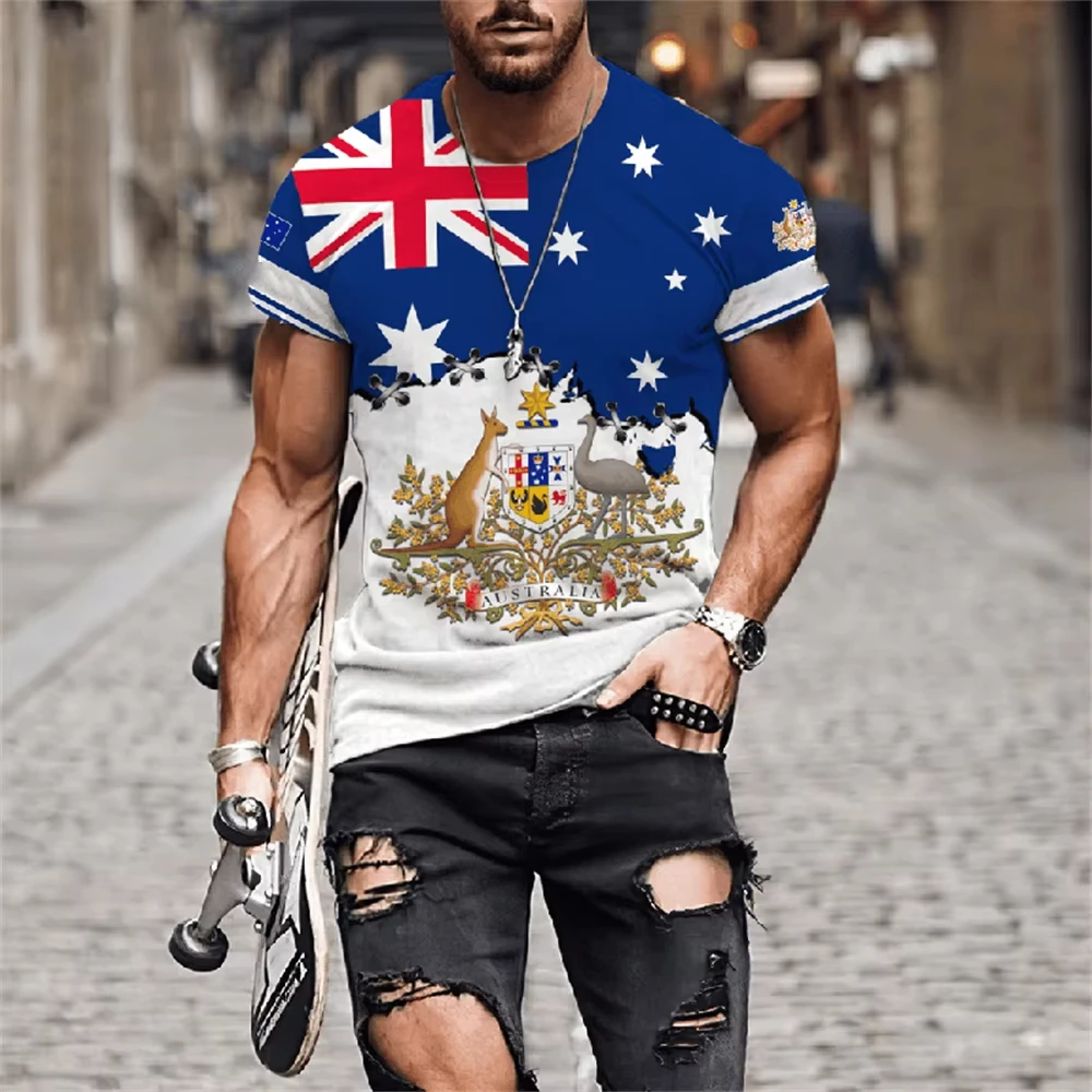 Men's T-Shirts Australia Graph - Summer Clothing Australia 评论和价格