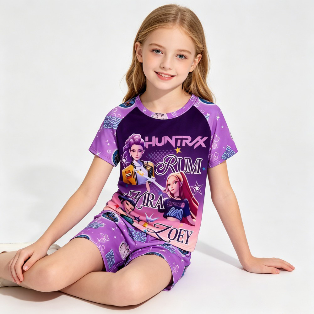 2026 New Kpop Themed Kids Paja - Summer Clothing Teen Girls 评论和价格