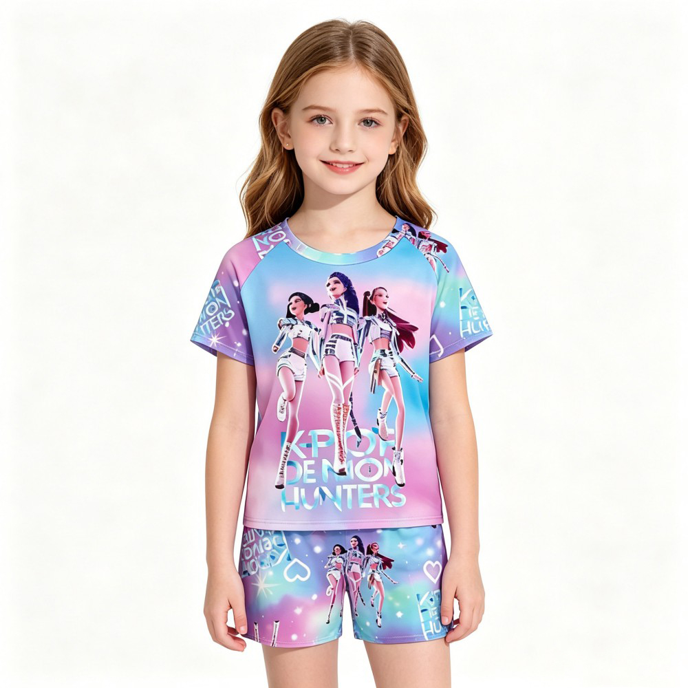 2026 New Kpop Themed Kids Paja - Summer Clothing Teen Girls 评论和价格