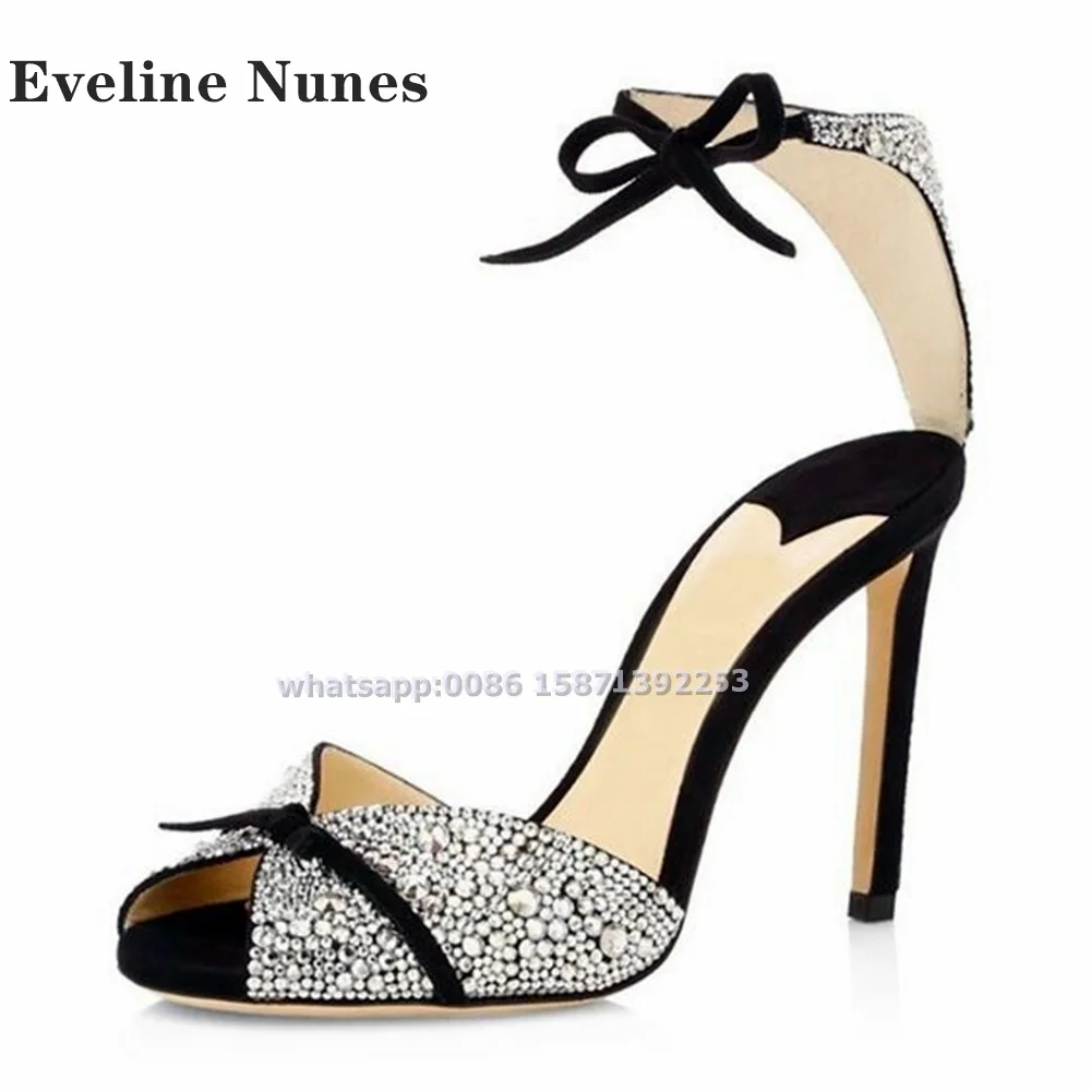 Bow Rhinestone Ankle Strap San - Summer Clothing Offers 评论和价格