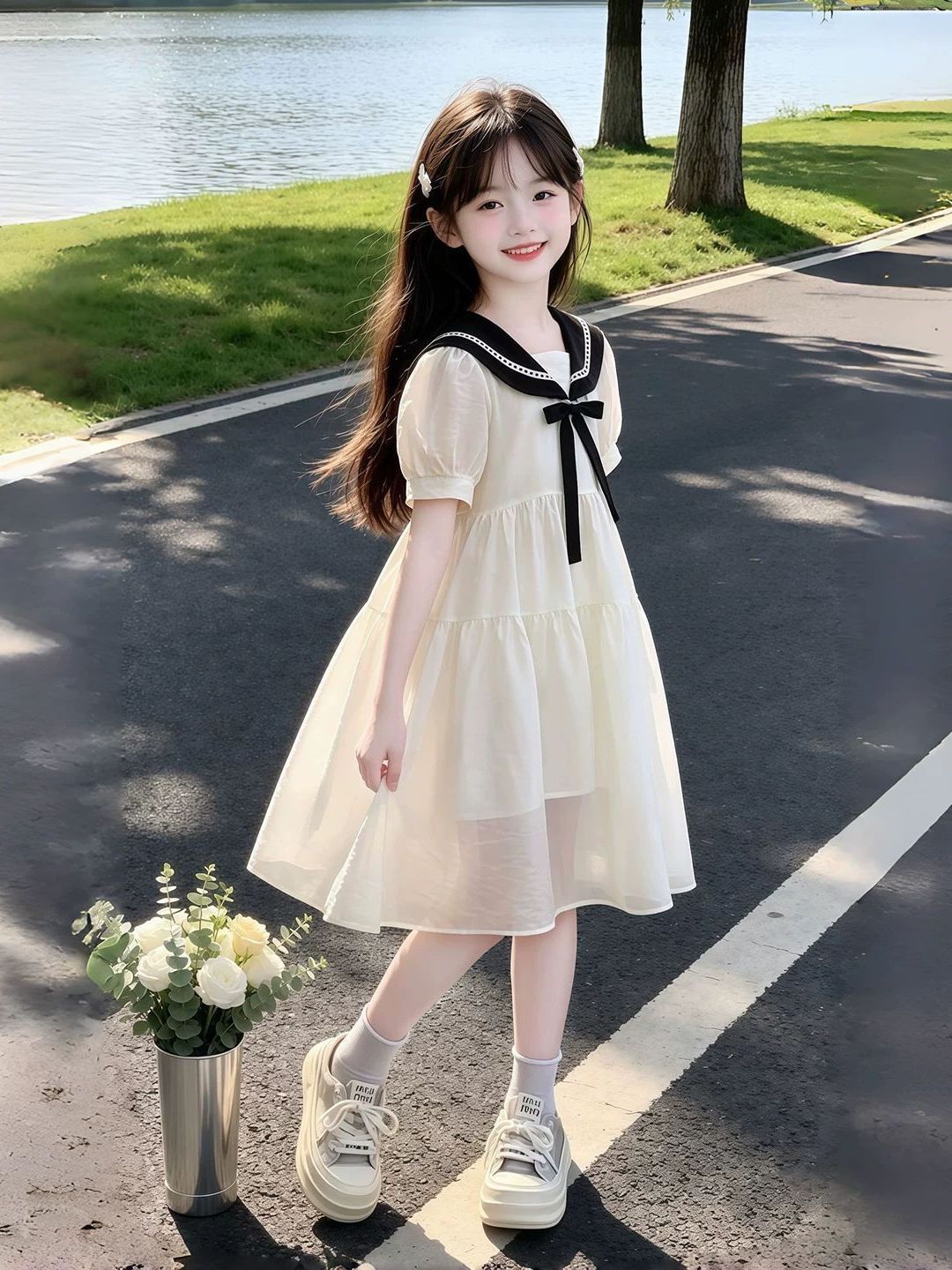 Girls Summer Dress Navy Collar - Summer Clothing Old Navy 评论和价格
