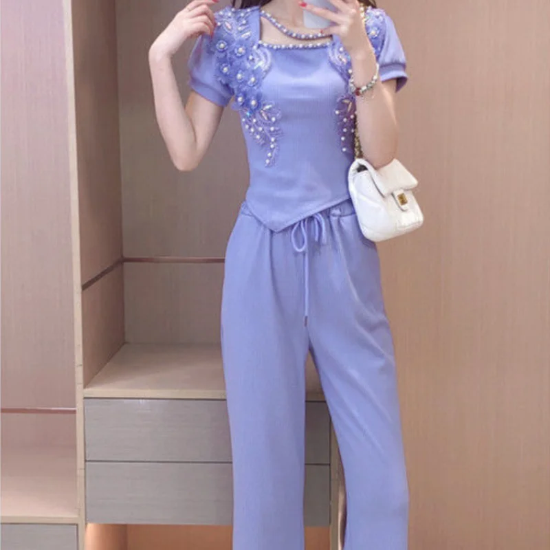 Wide Leg Ladies Trouser Purple - Summer Clothing Trends 2025 Women'S 评论和价格