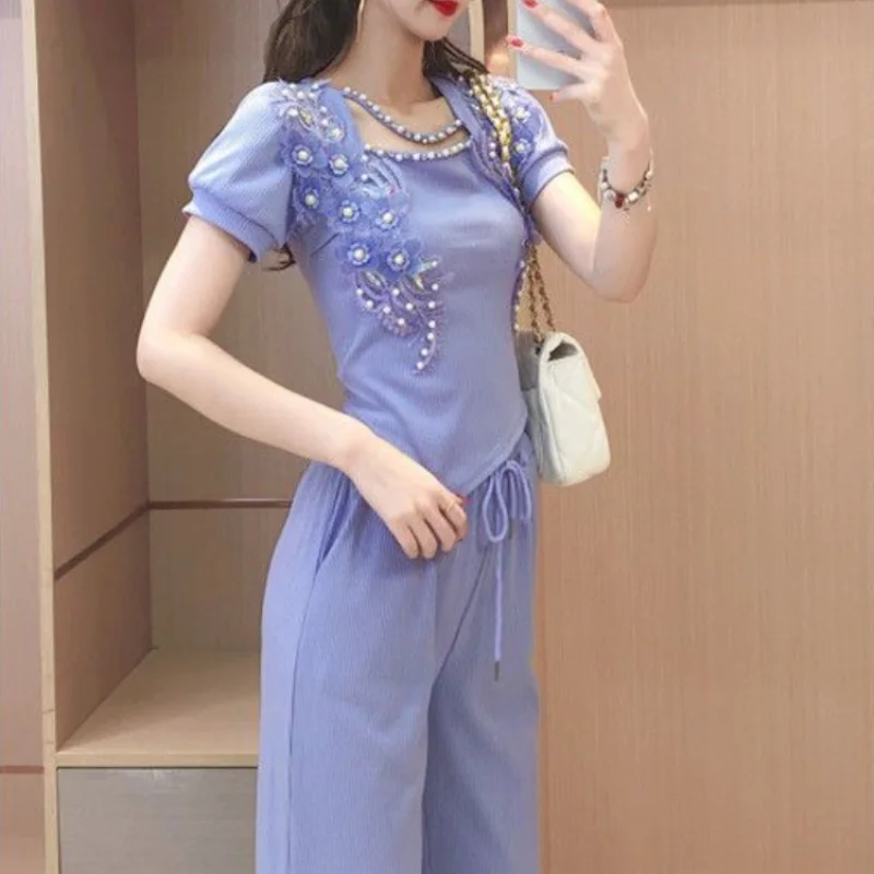 Wide Leg Ladies Trouser Purple - Summer Clothing Trends 2025 Women'S 评论和价格