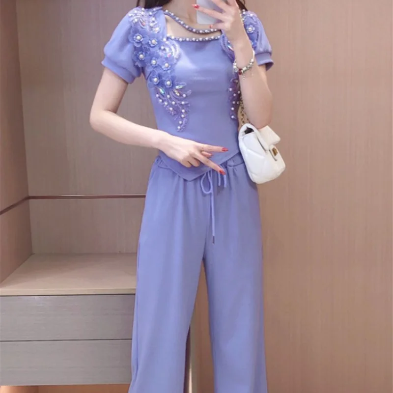 Wide Leg Ladies Trouser Purple - Summer Clothing Trends 2025 Women'S 评论和价格