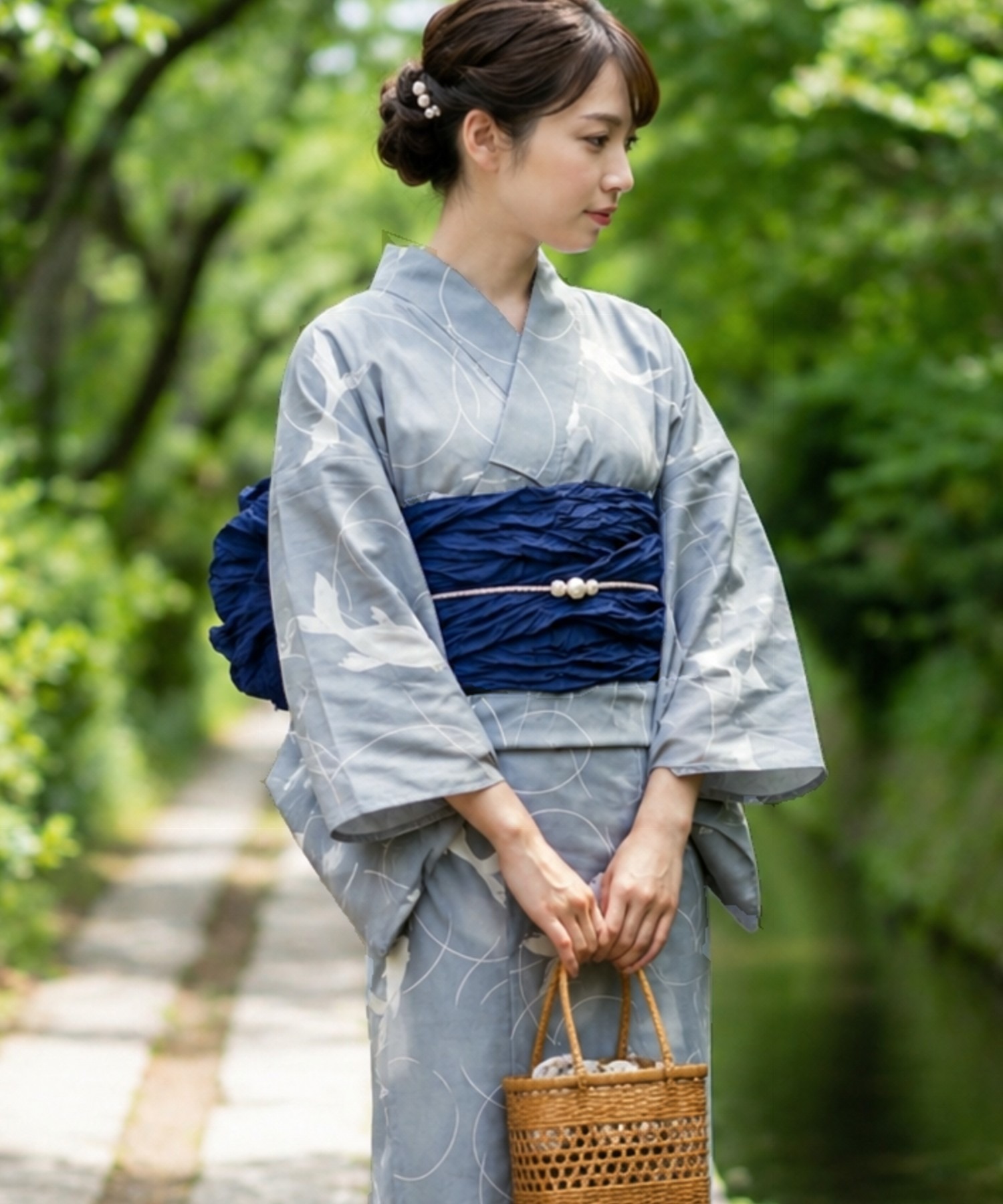 Traditional Yukata Kimono Cott - Summer Clothing Girls 评论和价格