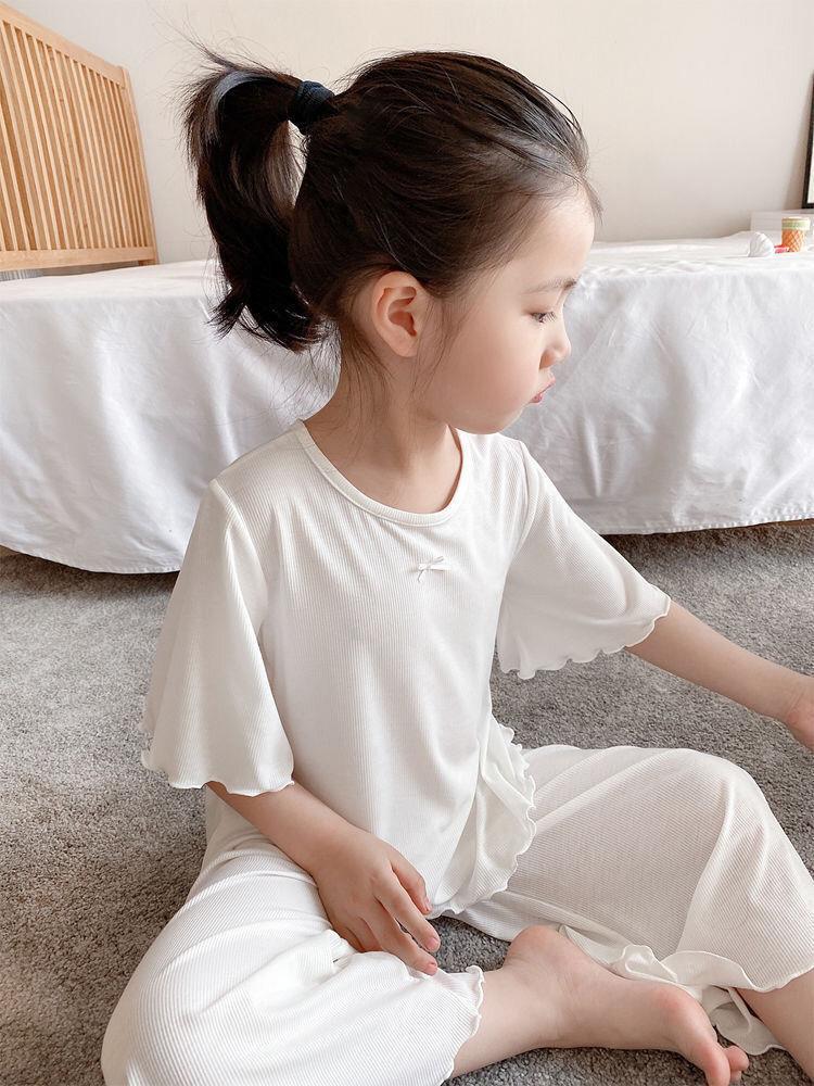 Pajamas Child House Clothing T - Summer Clothing Teen Girls 评论和价格