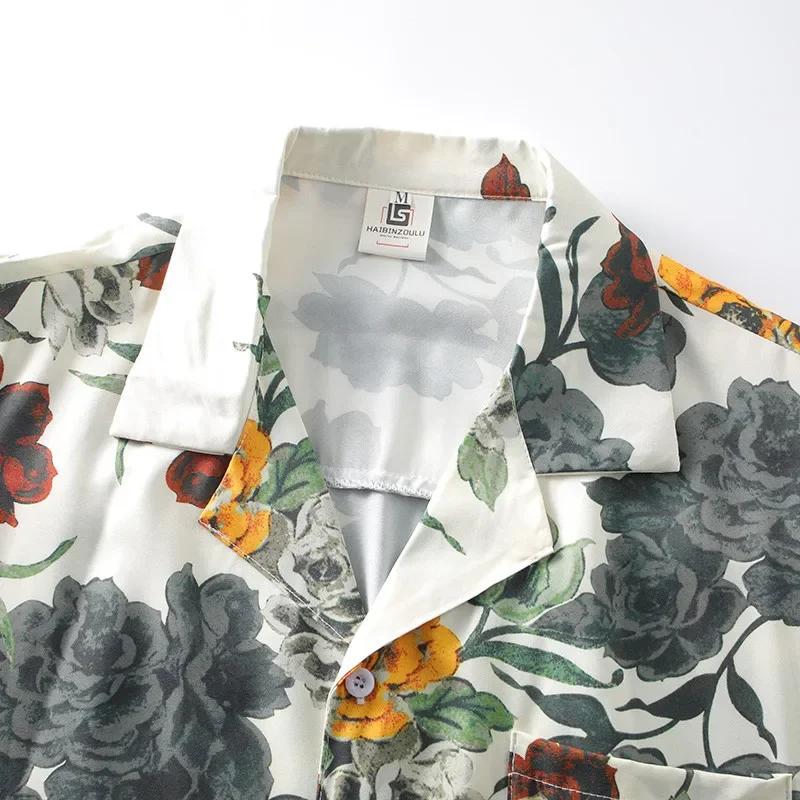 Printed Shirt Men's Short Slee - Summer Clothing Essentials Men 评论和价格